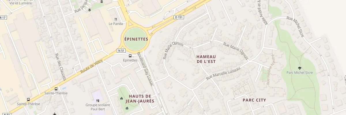 Plan du 12 Rue Marie Ognois à Reims