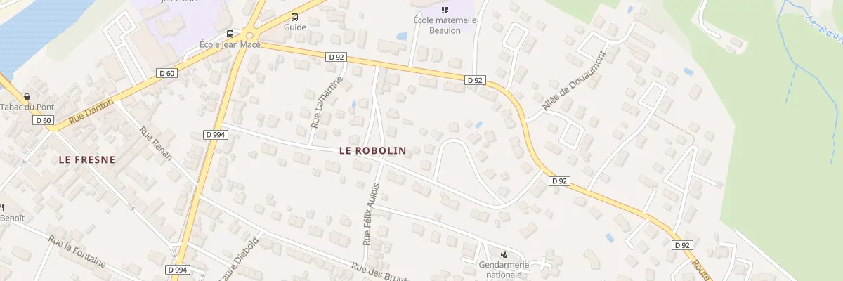 Plan du 17 Rue de Verdun à Gueugnon