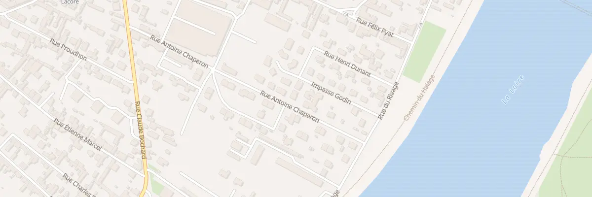 Plan du 16 Rue Antoine Chaperon à Roanne