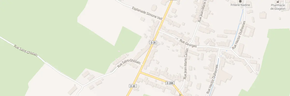 Plan du 39 Rue du Général de Gaulle à Glageon
