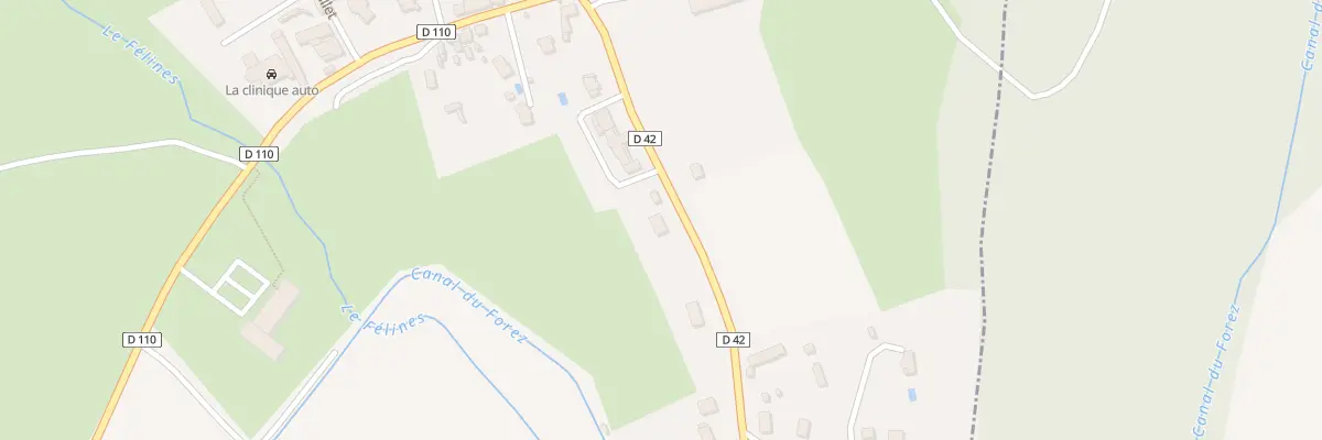 Plan du 18 Rte de Montbrison à Chalain-d’Uzore