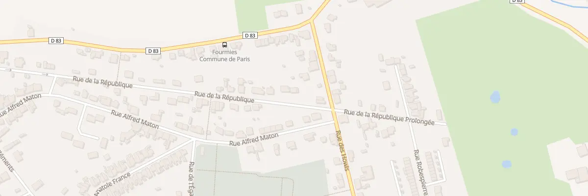 Plan du 71 Rue de la République à Fourmies