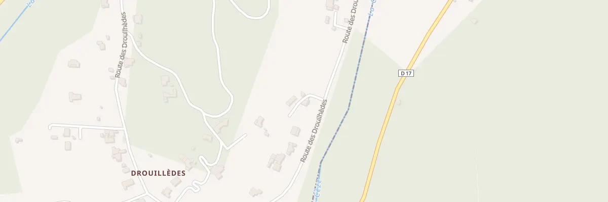 Plan du 5139 Drouilledes à Peyremale