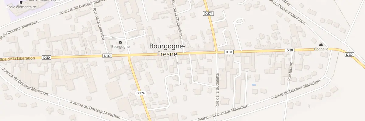 Plan du 51 Rue de la Libération à Bourgogne-Fresne