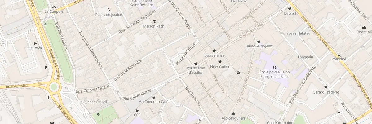 Plan du 136 Rue Emile Zola à Troyes