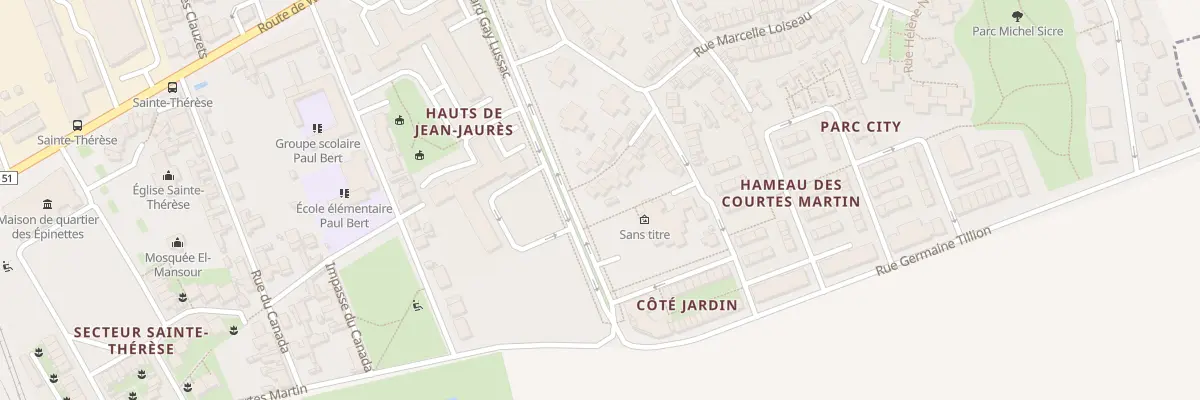 Plan du 7 All Jean Beaubras à Reims