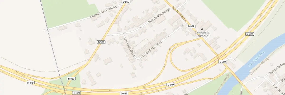 Plan du 38 Rue du 8 Mai 1945 à Marpent