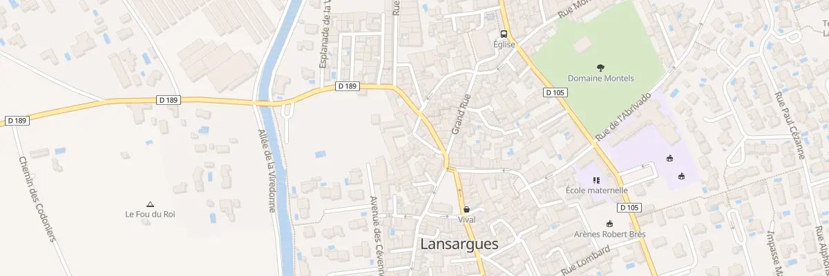 Plan du 6 Rue Alexandre Langlade à Lansargues