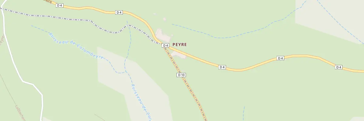 Plan du 5048 Le Peyras à Sablières