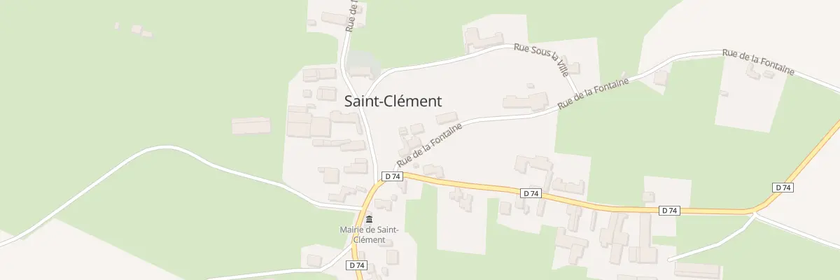 Plan du 3 Rue de la Fontaine à Saint-Clément