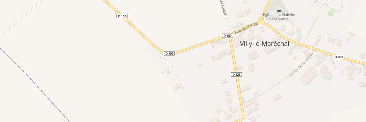 Plan du 7 Rue de l’Orme à Villy-le-Maréchal