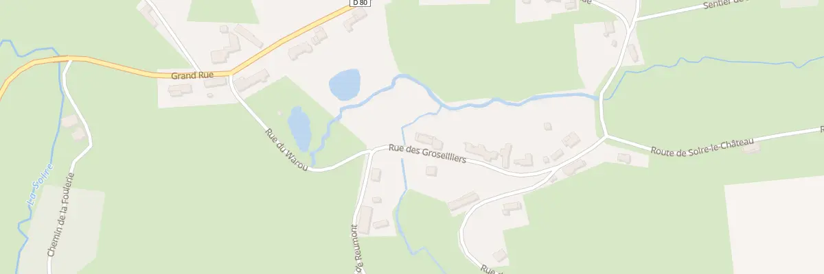 Plan du 10 Rue des Groseilliers à Solrinnes