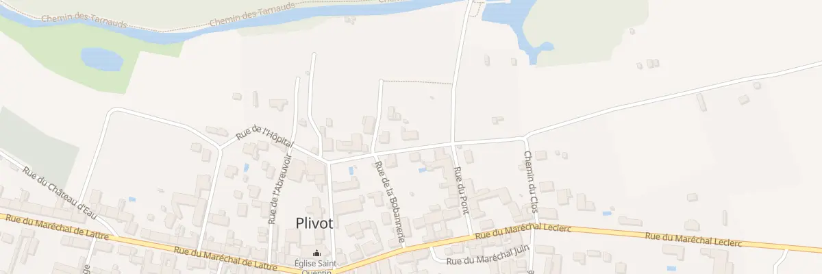 Plan du 21 Rue de l’Hopital à Plivot