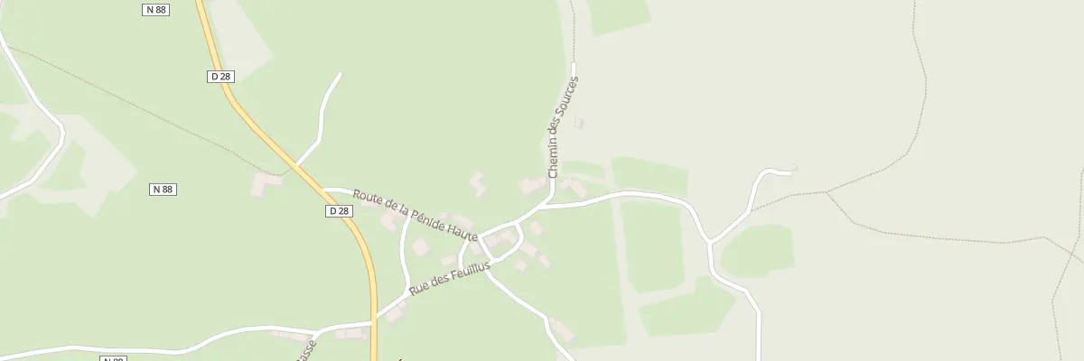 Plan du 5126 La Penide à Saint-Hostien