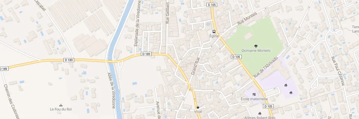 Plan du 4 Rue Eveque Crouzet à Lansargues