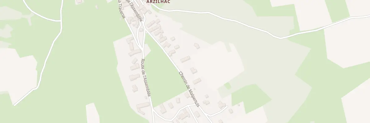 Plan du 5377 Arzilhac à Beaux