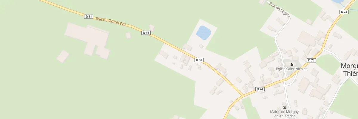Plan du 5 Rue du Grand Pré à Morgny-en-Thiérache