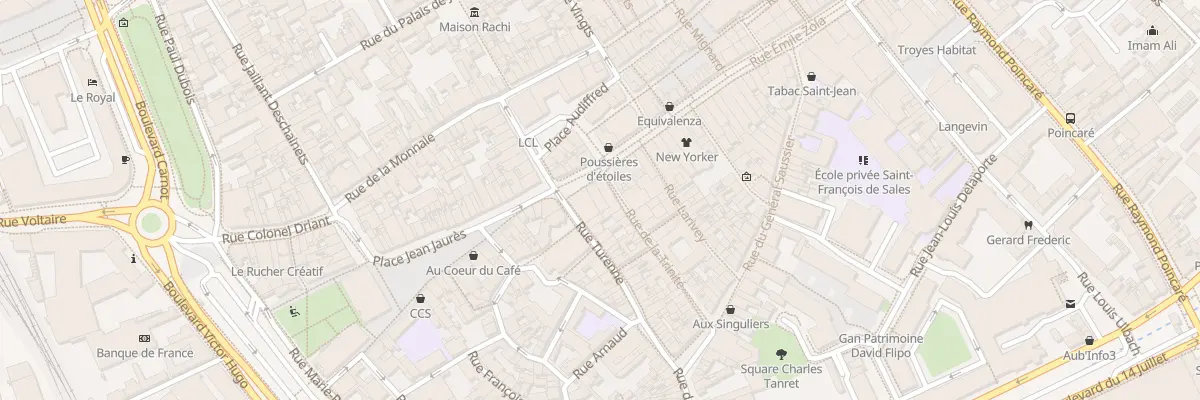 Plan du 125 Rue Emile Zola à Troyes