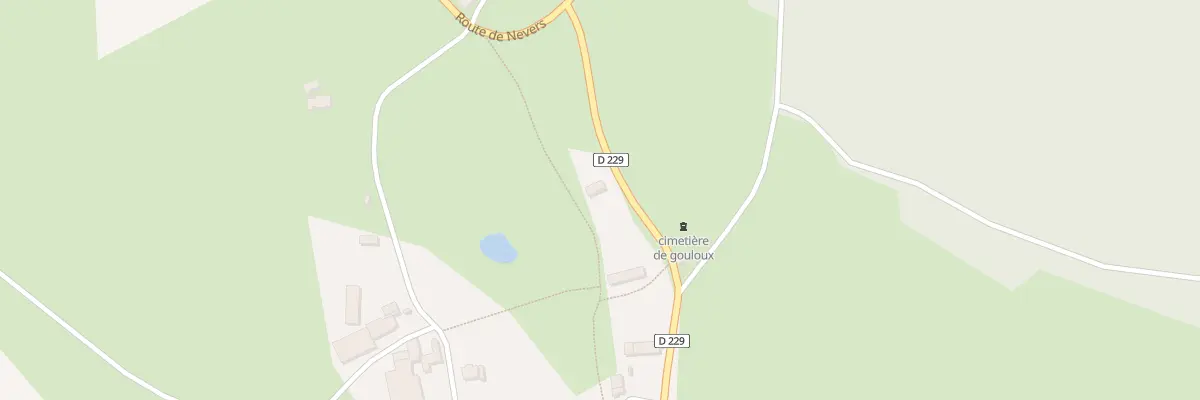 Plan du 6A Le Bourg à Gouloux