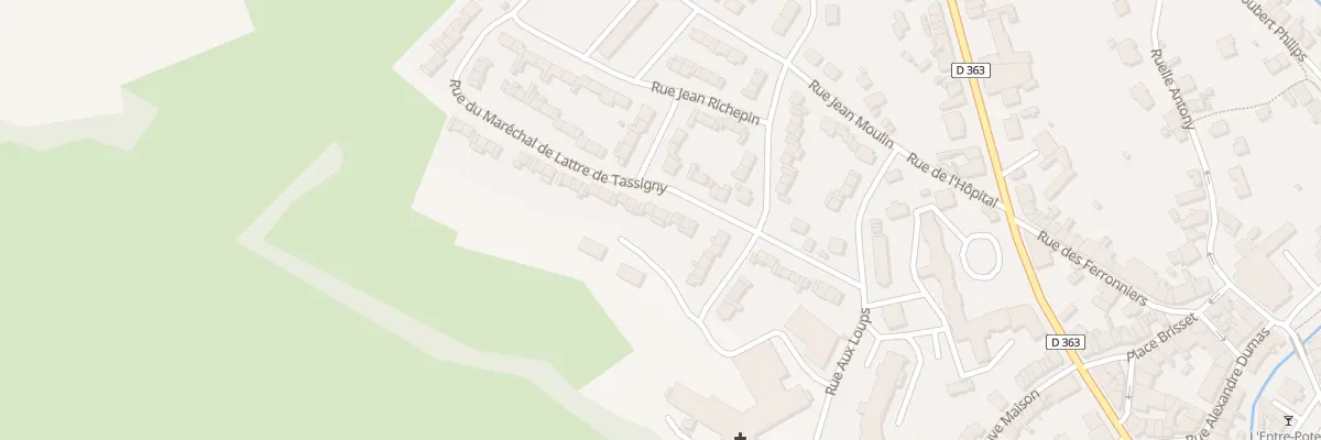 Plan du 17 Rue Mal de Lattre de Tassigny à Hirson