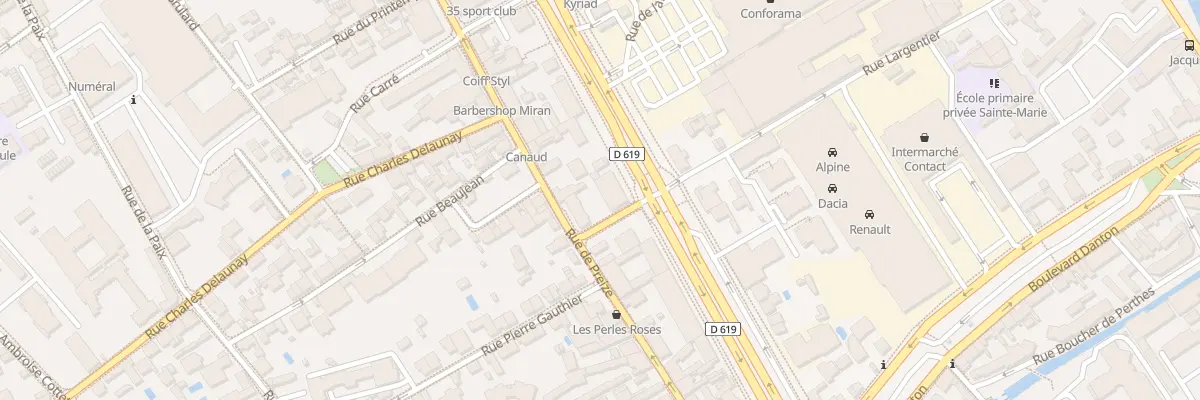 Plan du 37 Av Major Gen Georges Vanier à Troyes