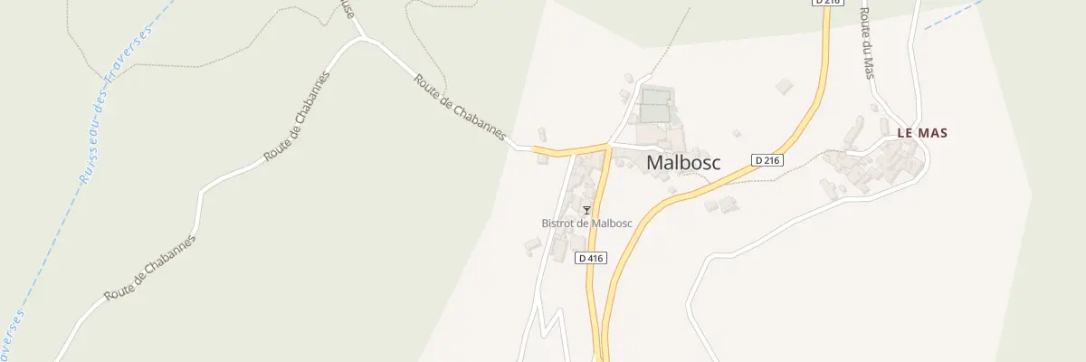 Plan du 5064 Les Fourniels à Malbosc