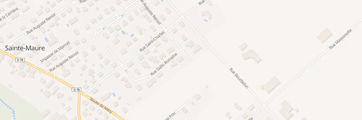 Plan du 1 Rue Gallo-Romaine à Sainte-Maure
