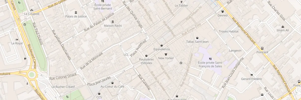 Plan du 124 Rue Emile Zola à Troyes