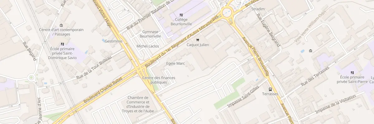 Plan du 9 Bd du Premier R.A.M à Ailleville