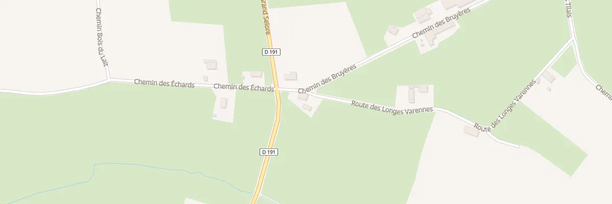 Plan du 5085 Aux Bruyeres à Versaugues