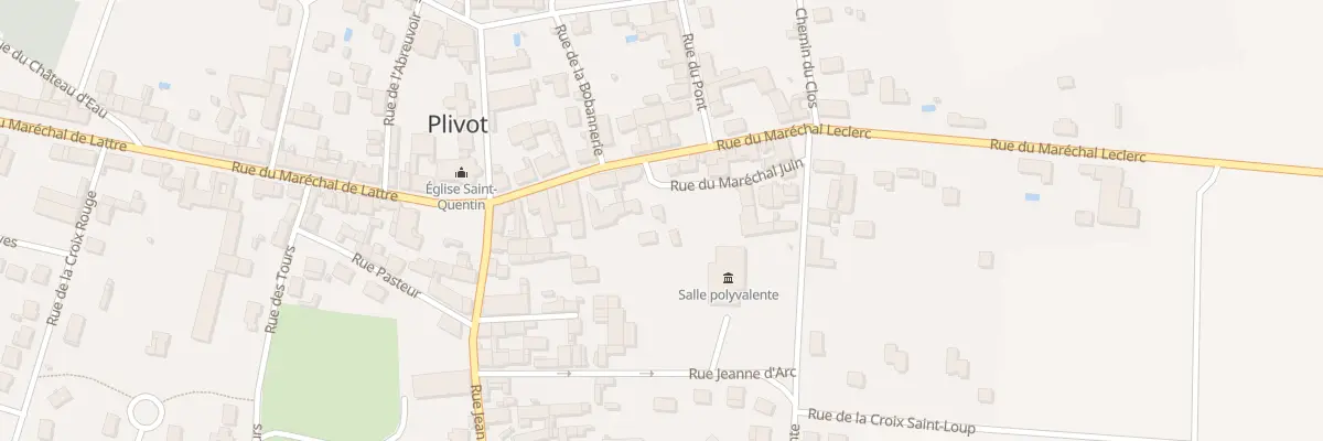 Plan du 4 Rue du Maréchal Juin à Plivot