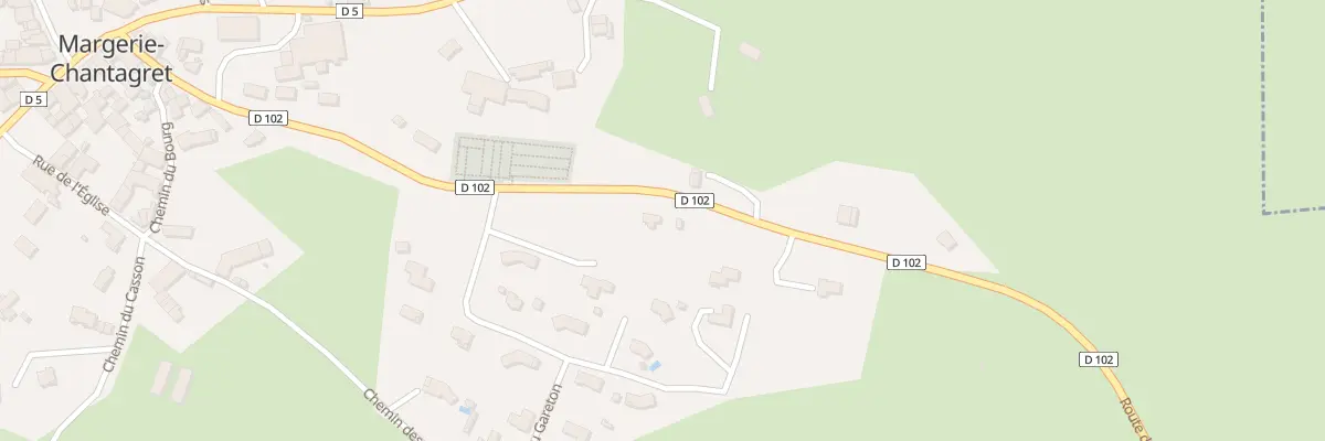 Plan du 400 Rte de Boisset à Margerie-Chantagret