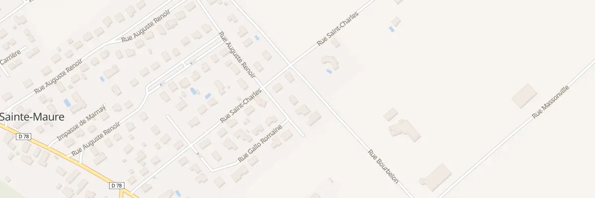 Plan du 1 Rue Champs Saint Père à Sainte-Maure