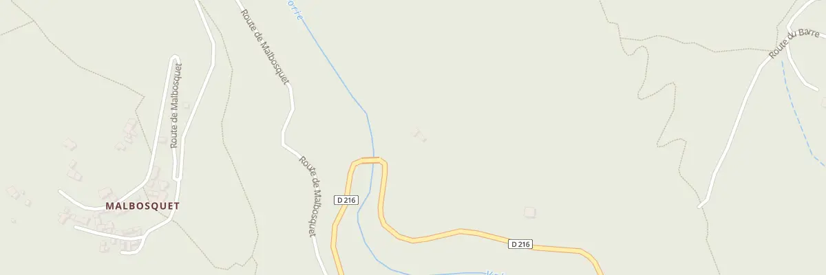Plan du 5028 La Borie à Malbosc