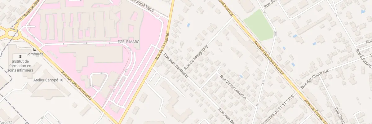 Plan du 24 Rue de Mesgrigny à Troyes