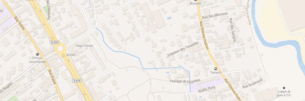Plan du 34 Imp des Tauxelles à Troyes
