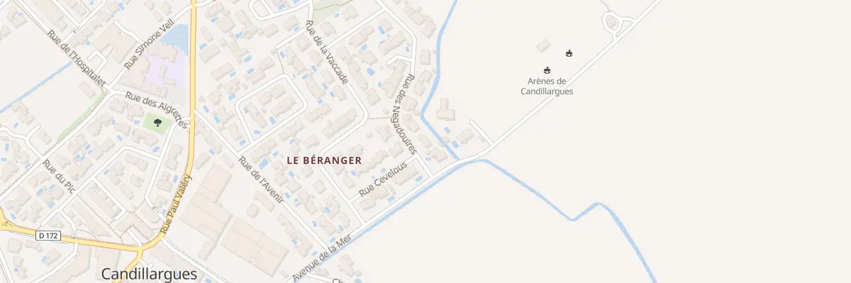 Plan du 3 Rue des Negadouires à Candillargues
