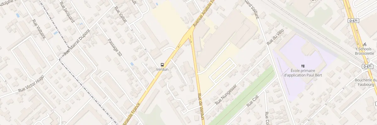 Plan du 8 Rue de Verdun à Troyes