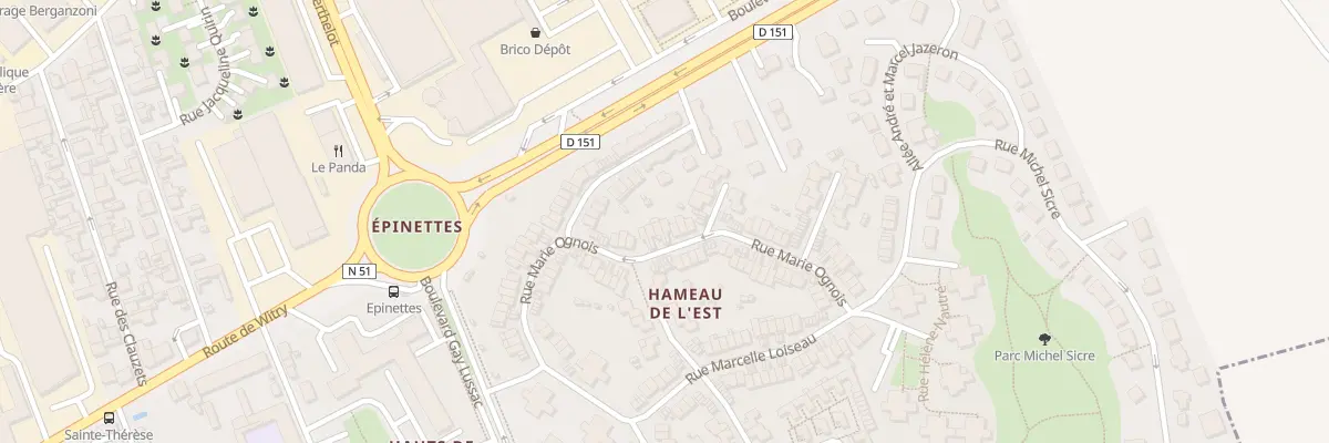 Plan du 43 Rue Marie Ognois à Reims