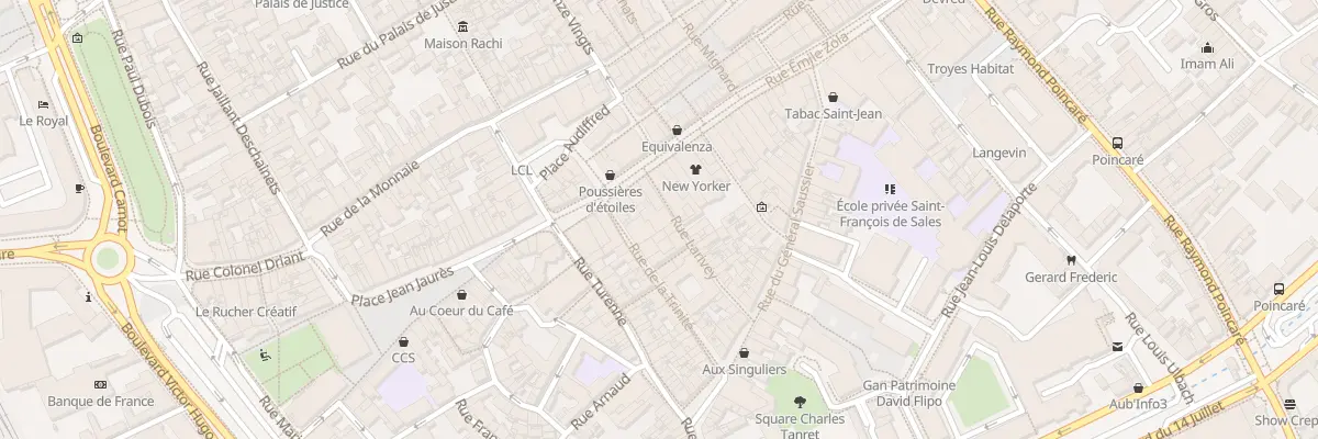 Plan du 117 Rue Emile Zola à Troyes
