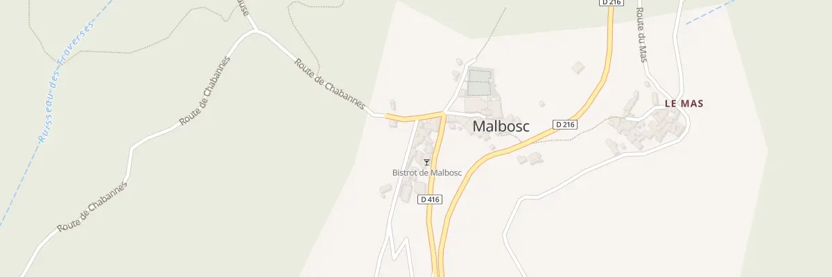 Plan du 5063B Malbosc à Malbosc