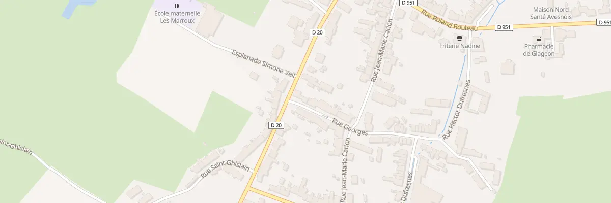 Plan du 5 Rue Georges à Glageon