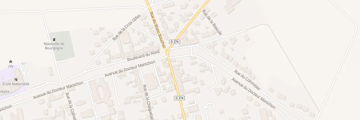 Plan du 1 Rue du Colombier à Bourgogne-Fresne