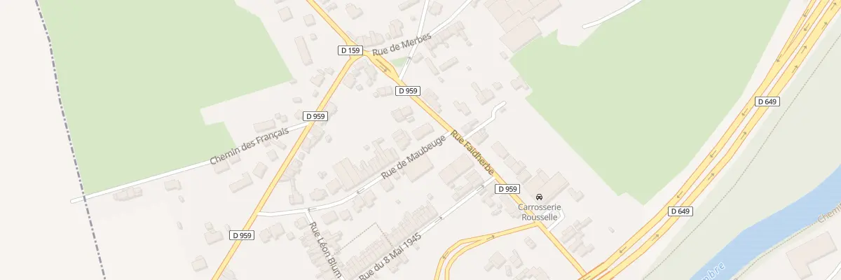 Plan du 2 Rue de Maubeuge à Marpent