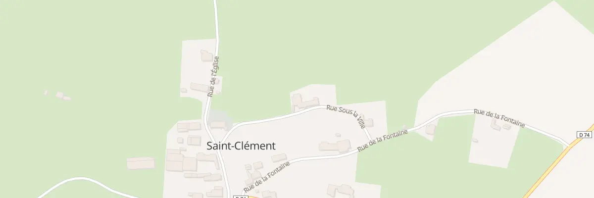 Plan du 3 Che Dit sous la Ville à Saint-Clément