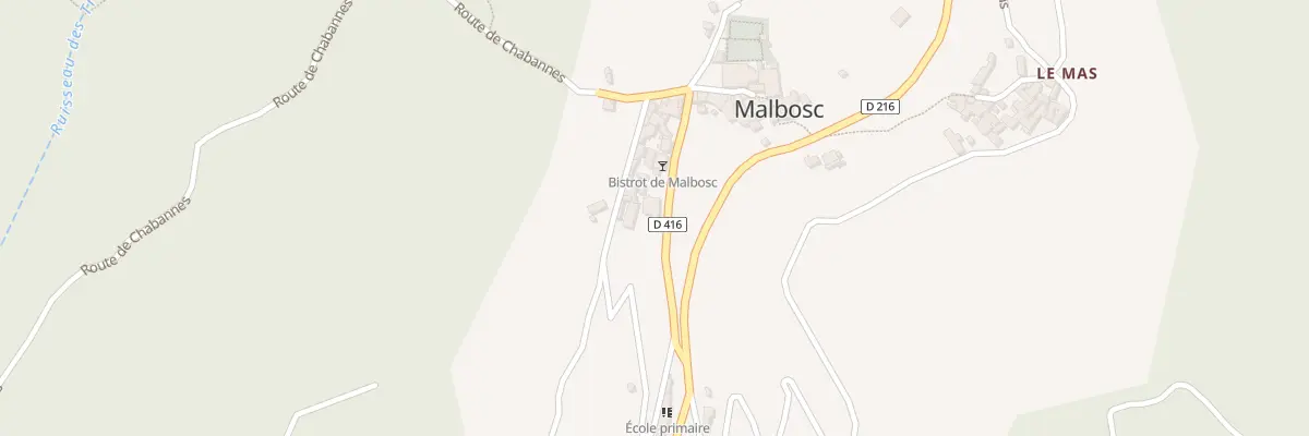 Plan du 5047 Malbosc à Malbosc