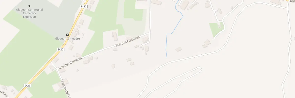 Plan du 9 Rue des Carrières à Glageon