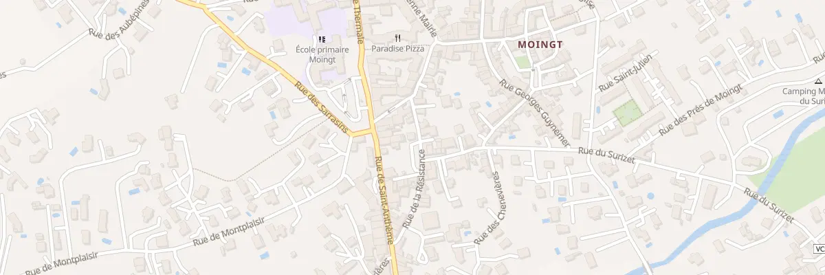Plan du 6 Rue de la Résistance à Montbrison