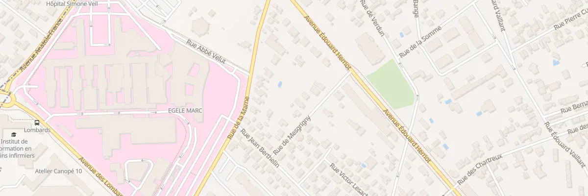 Plan du 14 Rue de Mesgrigny à Troyes