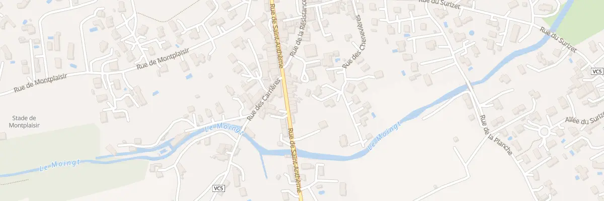 Plan du 37 Rue de Saint-Anthème à Montbrison
